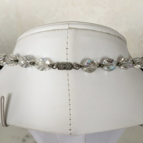 Vintage Austrian Crystal Layered Necklace - MINT - Picture 7 of 9